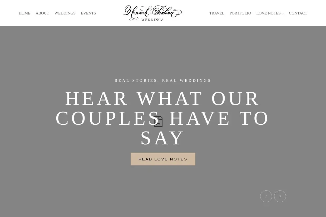 Hannah Trahan Weddings