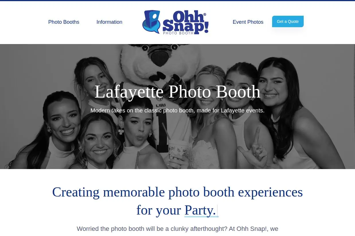 Ohh Snap! Photo Booth