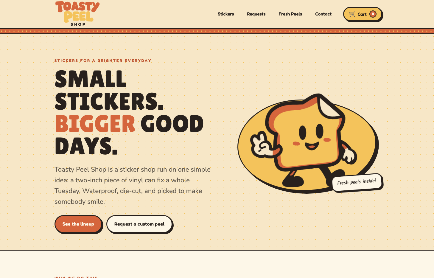 Toasty Peel Shop