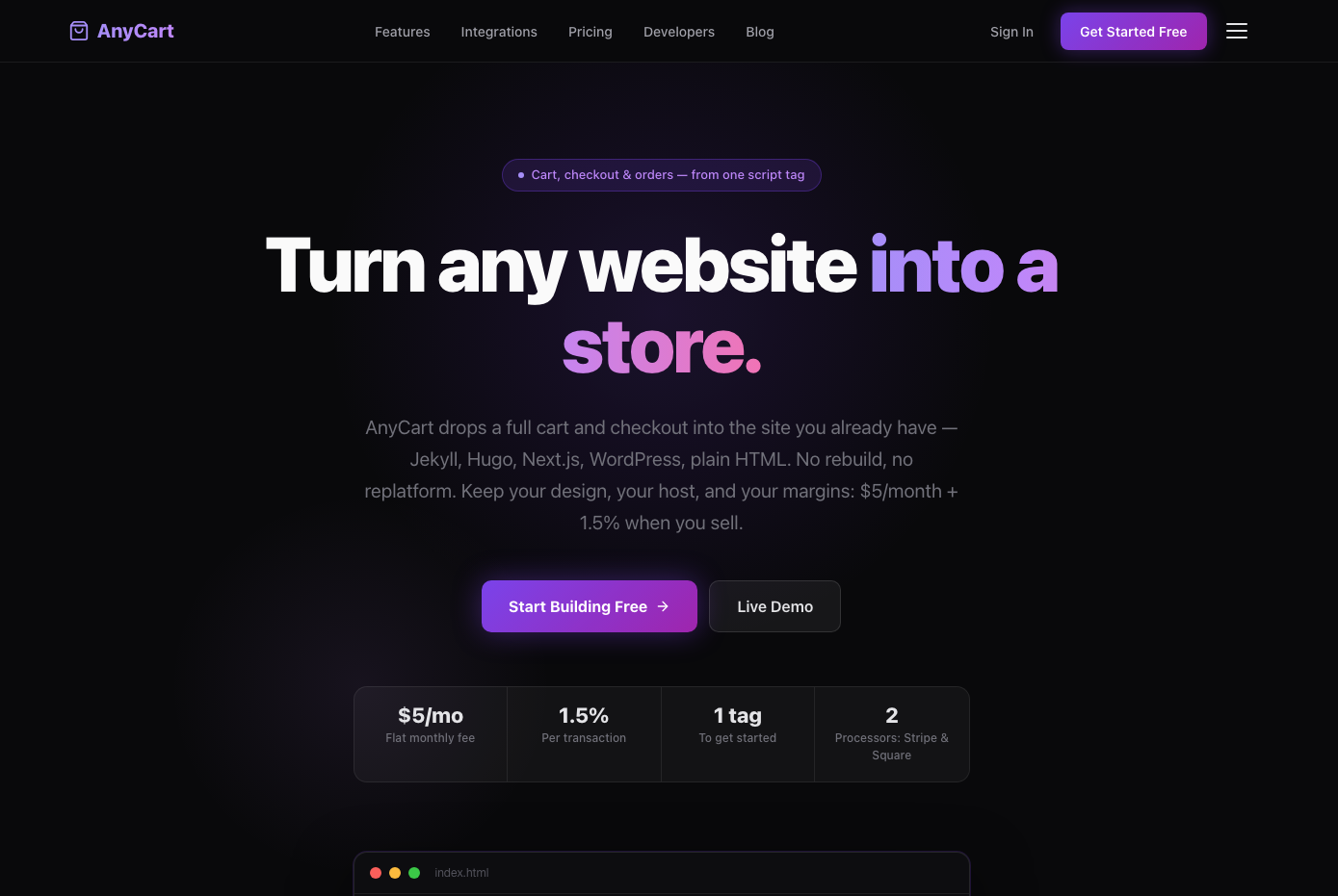 AnyCart
