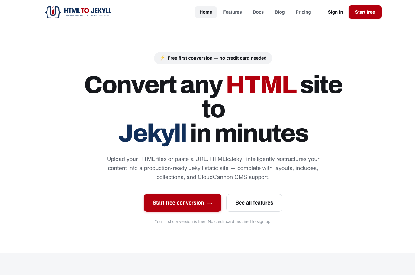 HtmlToJekyll